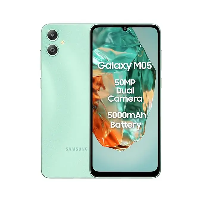 Samsung Galaxy M05 (Mint Green, 4GB RAM, 64 GB Storage) 