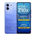 iQOO Z10x 5G (Ultramarine, 6GB RAM, 128GB Storage) | 6500 mAh Large Capacity Battery | Dimensity 7300 Processor | Military-Grade Durability 